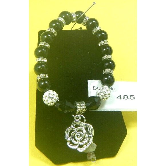 Amethyst Gemstone-Energy Jewelry-Fashion Stretch-Bracelet-Beaded- Charms -485 - Picture 3 of 6